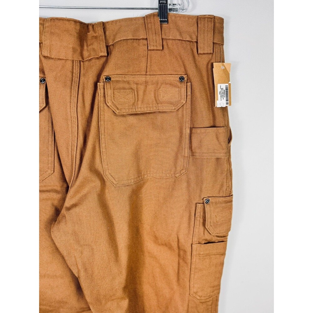 NWT Duluth Men's Firehose Relaxed Fit Fleeced Lined Cargo Work Pant 40 x 34 - Picture 6 of 8